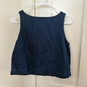 GAP Dark Blue Denim Tank Top